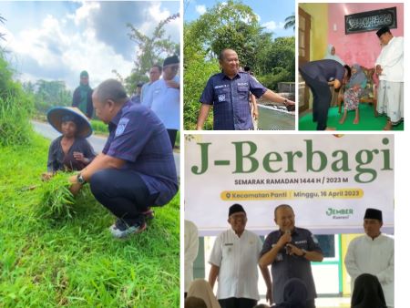 Di Panti, Jember, Bupati Hendy Lakukan Aksi Sosial dalam Giat J-Berbagi